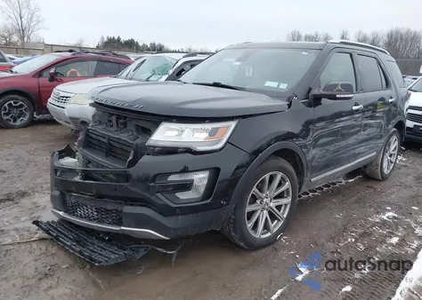 2017 Ford Explorer Limited z USA, uszkodzony, nr VIN 1FM5K8FH0HGC70050